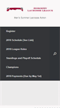 Mobile Screenshot of hobokenlacrosseleague.com